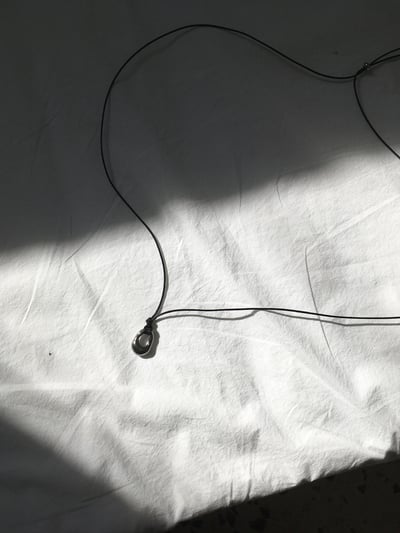 韓系街頭 摟空銀石 穿搭項鏈 - 1C1