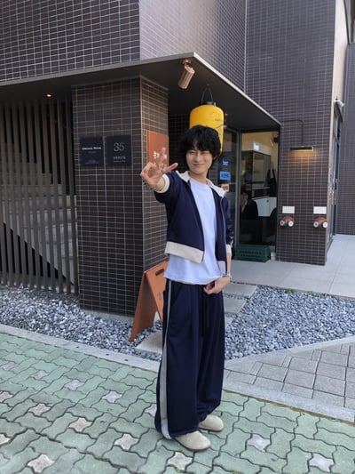 印地安格紋 文藝感 運動配色套裝 寬版 長褲 - 3C7