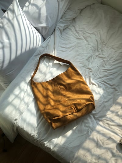 秋冬氛圍 高級麂皮 托特包 - 3C2