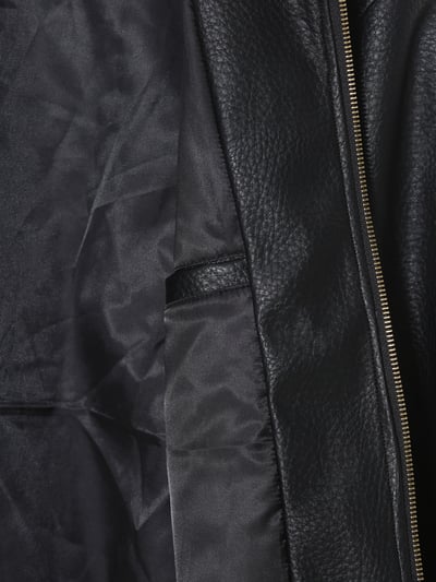 (咖色,黑色現貨) Hard Rock 絨毛刺繡 皮革外套 - 2C22