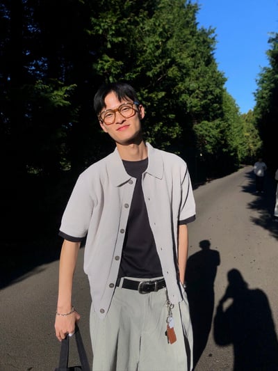 漢南洞 高檔幹練 圈紗針織 短版 開襟衫 - 6C11