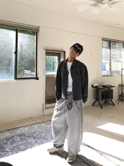 舊式巴黎 復古刷色水洗 短版 底特律夾克 - 2C17