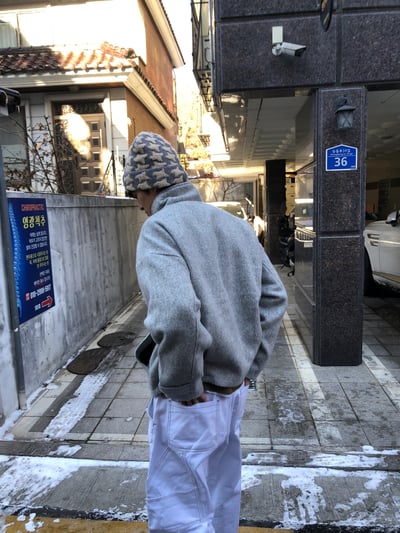 高檔系列 馬海毛 短版 立領 大衣 - 2C15