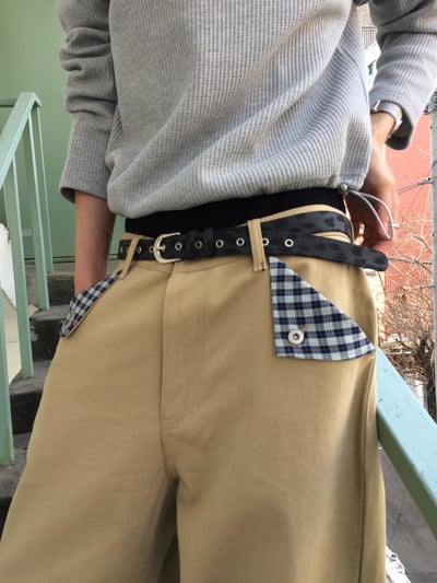 穿搭必備 萬能百搭 豹紋皮帶 - 3C7