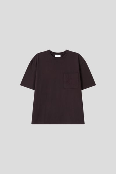 放射線條刺繡  細節點綴 百搭短袖 - 2C19