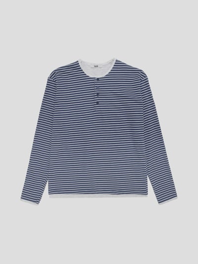 韓國新潮流 雙件式 層疊配色 橫條紋 薄長袖 - 3C19