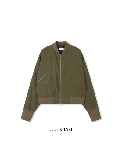 俐落版型 航空 MA-1 短版 飛行夾克 - 2C19