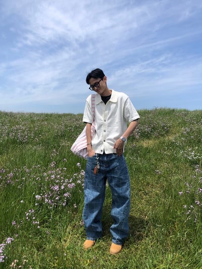 漢南洞 高檔幹練 圈紗針織 短版 開襟衫 - 6C13