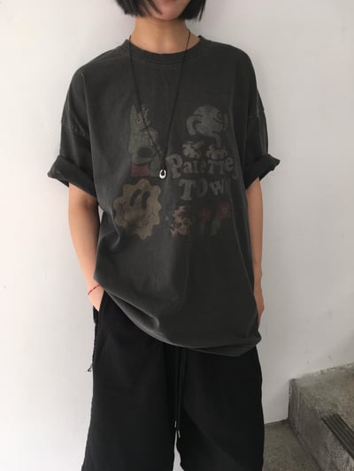 美式街頭彩繪 帥氣可愛風 寬版短袖 - 2C3