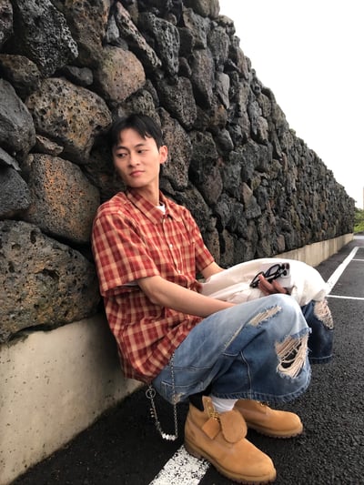 786 破壞水洗 復古渲染 百慕達 牛仔短褲 - 1C6