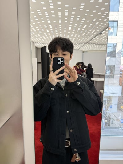 文藝鈕扣 微短版 機車飆仔 牛仔外套 (set-up) - 2C9