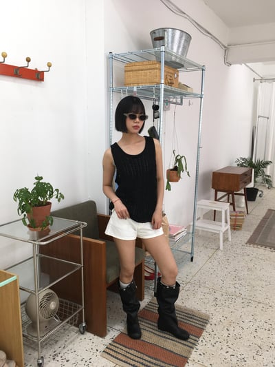 高級渡假風 巴厘島 涼爽針織 背心 - 2C9