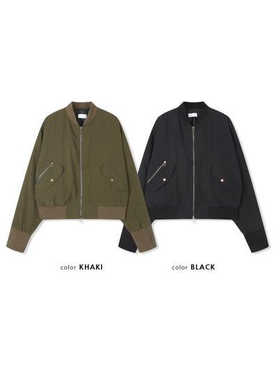 俐落版型 航空 MA-1 短版 飛行夾克 - 2C17