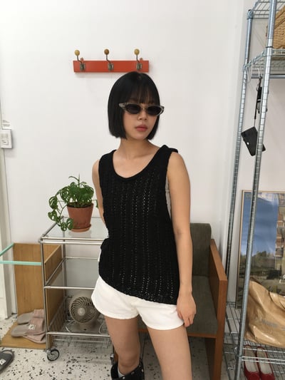 高級渡假風 巴厘島 涼爽針織 背心 - 2C16