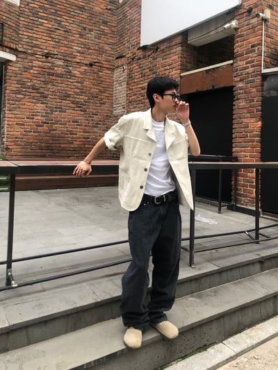 美式休閒 簡約 天然牛皮 皮帶 - 2C13