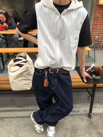 美式休閒 簡約 天然牛皮 皮帶 - 2C6