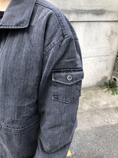 高檔條紋 人紋布 經典商務感 薄夾克 - 4C10
