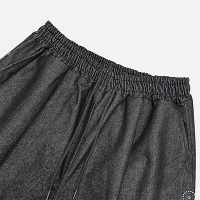 印第安 傳統花紋 高級卯釘 牛仔 百慕達短褲 - 2C24