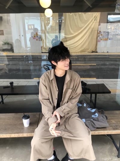 夏季涼感 尼龍材質 鬆弛感 短版襯衫 套裝 - 3C21
