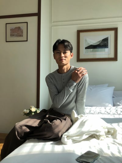 極簡主義 亨利領 素色 修身版型 長袖 - 4C10