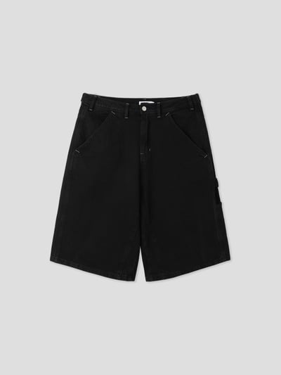 不對稱縫線 背面殺手 百慕達 7分 牛仔短褲 - 2C21