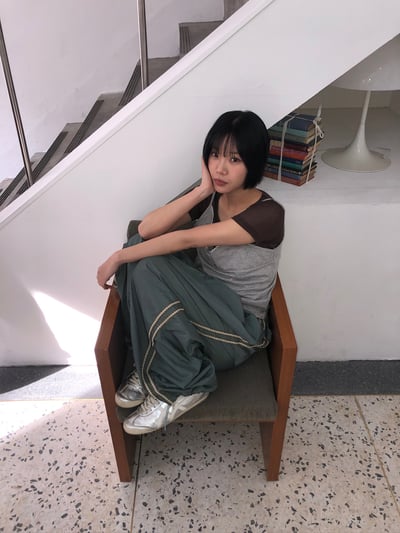 微反光 印第安條紋 涼感 尼龍寬褲 - 3C18