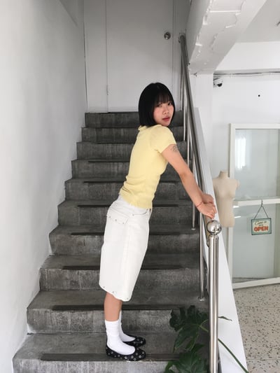 現代街頭 細節點綴 卯釘 寬版 短褲 - 2C7