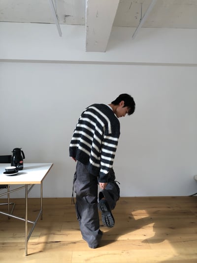 韓系街頭 立體工裝 多重大口袋 寬褲 - 3C13