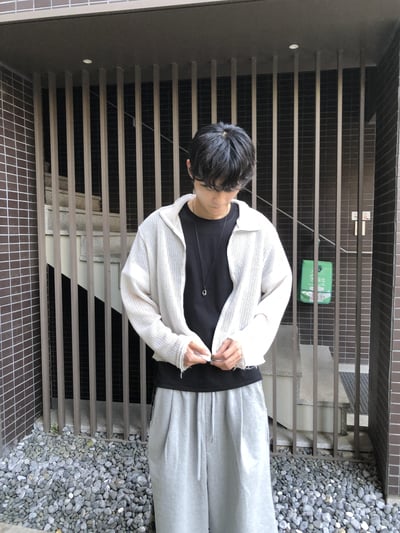 不規則 無收編 透氣洞口 短版 薄外套 - 3C13