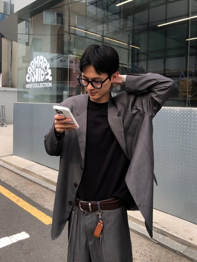 美式休閒 簡約 天然牛皮 皮帶 - 2C10