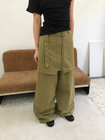廢土風 可拆式 涼感棉料 街頭裙褲 - 2C9