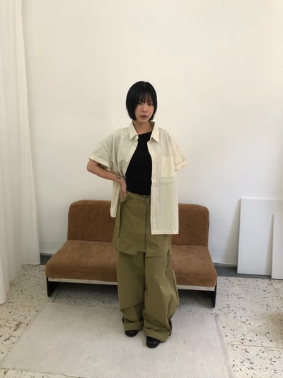 廢土風 可拆式 涼感棉料 街頭裙褲 - 2C22