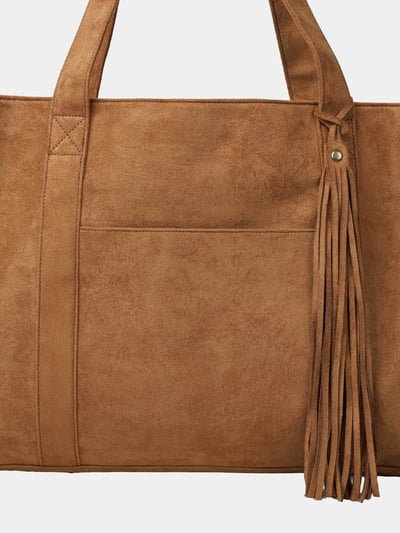 羅馬文藝復興 高檔麂皮 大容量 肩背 托特包 - 2C20