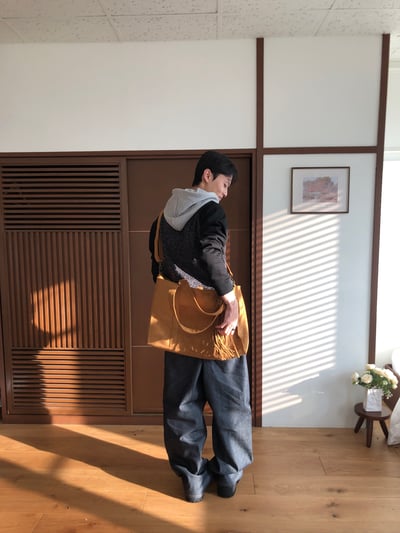 羅馬文藝復興 高檔麂皮 大容量 肩背 托特包 - 2C15