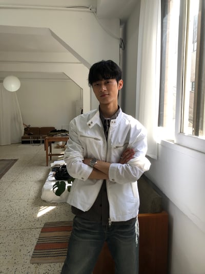 夏天街頭 輕薄 類尼龍 反光 機車夾克 - 3C21