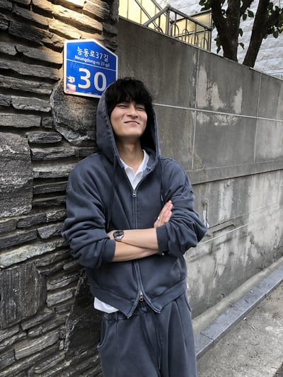 復古經典 做舊刷色 運動套裝 短版 連帽外套 - 2C1