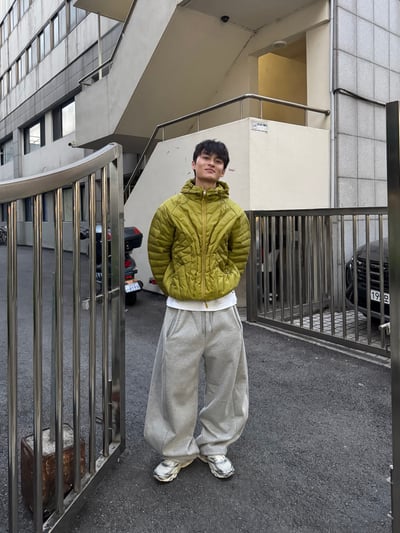 俐落曲線 輕量短版 羽絨外套 - 3C16