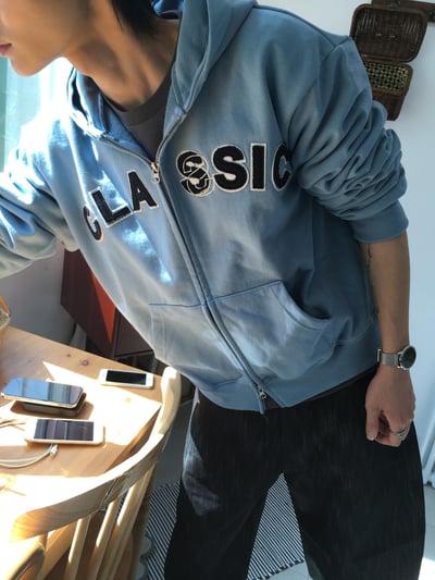 Classic 美式經典 刺繡短版 連帽外套 - 3C12