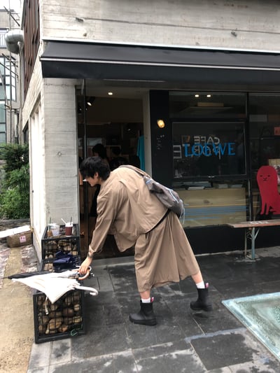 夏季涼感 尼龍材質 斜線抓皺 鬆弛感 8分褲 套裝 - 3C12