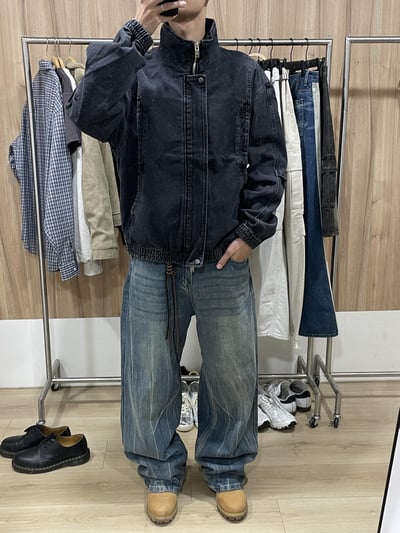 水洗牛仔 高檔細節 夾克 - 1C13