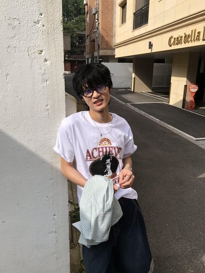 Achieve 美式街頭印刷 修身 微短版 短袖 上衣 - 3C7