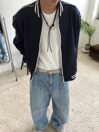 極簡俐落 天然牛皮 麂皮 乳白皮帶 - 1C3