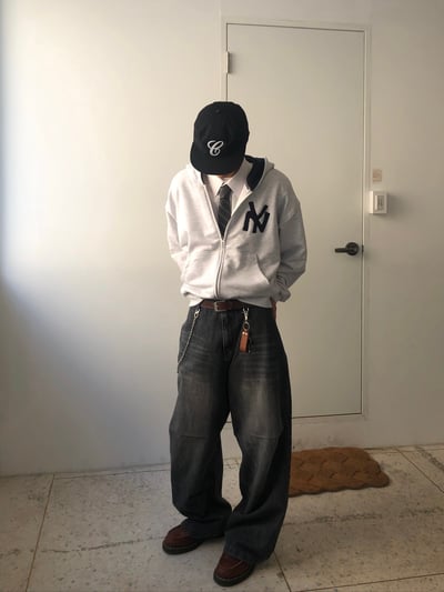 時尚紐約 歐美潮男 連帽短版外套 - 3C17