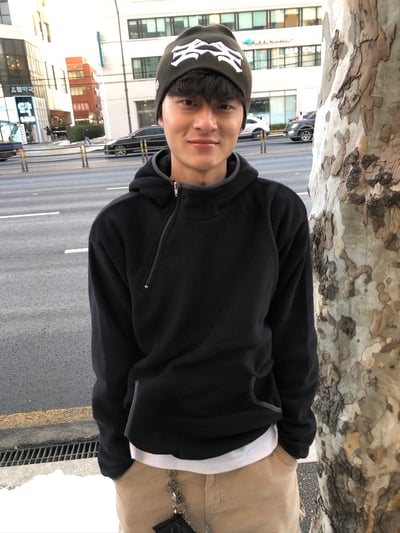 獨特配色 運動風 刷毛 帽T - 4C10