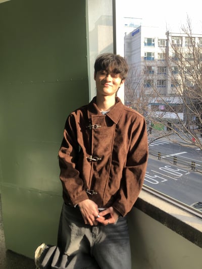 街頭潮流 消防扣 麂皮 短版 薄夾克 - 2C16