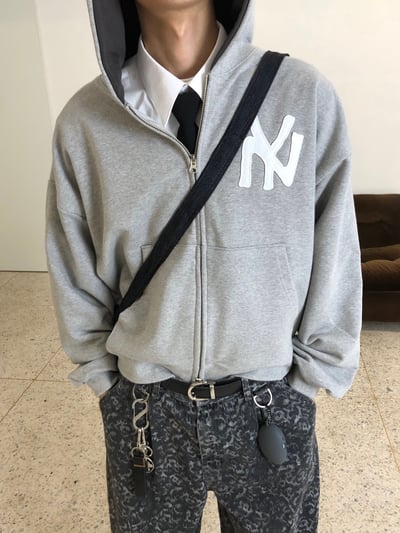 時尚紐約 歐美潮男 連帽短版外套 - 3C2