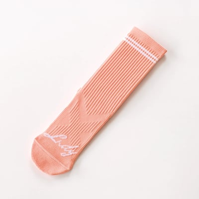 [ Training Yoga ] 中筒瑜珈襪-吸濕排汗-24-28（一般／止滑）4