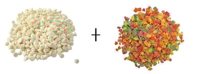 ISLAND BLEND TREAT YOGURT DROPS 熱帶島嶼果乾+酸奶/優格 100G散裝(夏天酸奶如選常溫宅配融化風險自負)1