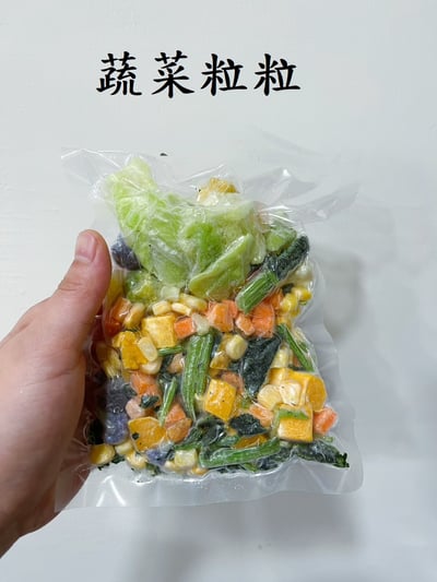 【限冷凍宅配/超商冷凍配送】蔬果粒粒/可搭配成蔬果海鮮粒粒 基本7種蔬菜150G4