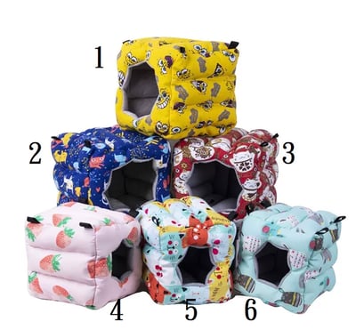 新款多色方塊型睡窩1